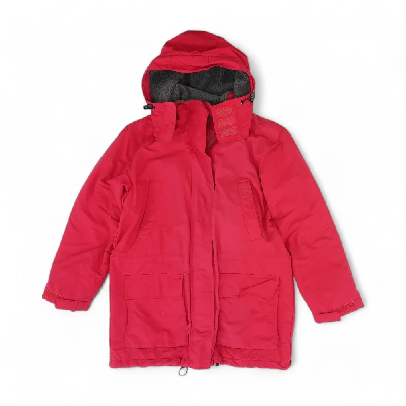 Red Solid Lightweight Coat
