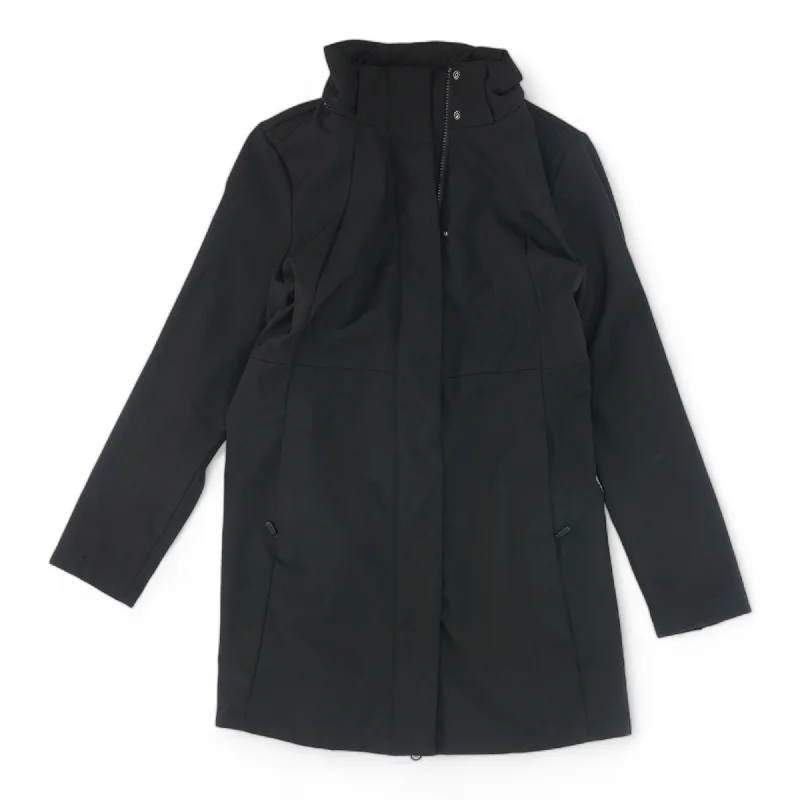 Black Solid Lightweight Coat