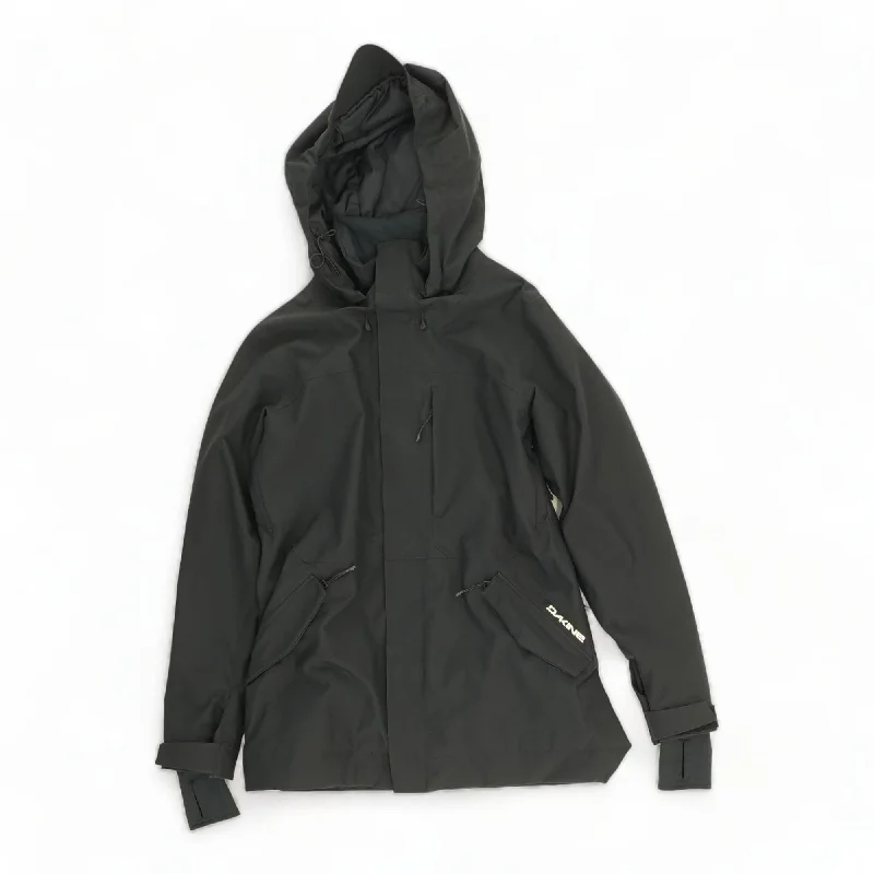 Black Solid Ski Coat
