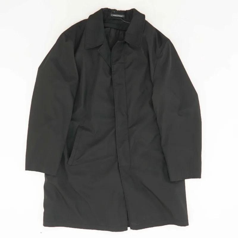 Black Topcoat Coat