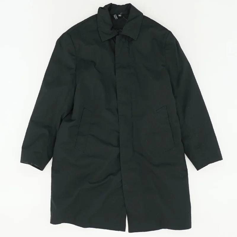 Black Topcoat Coat