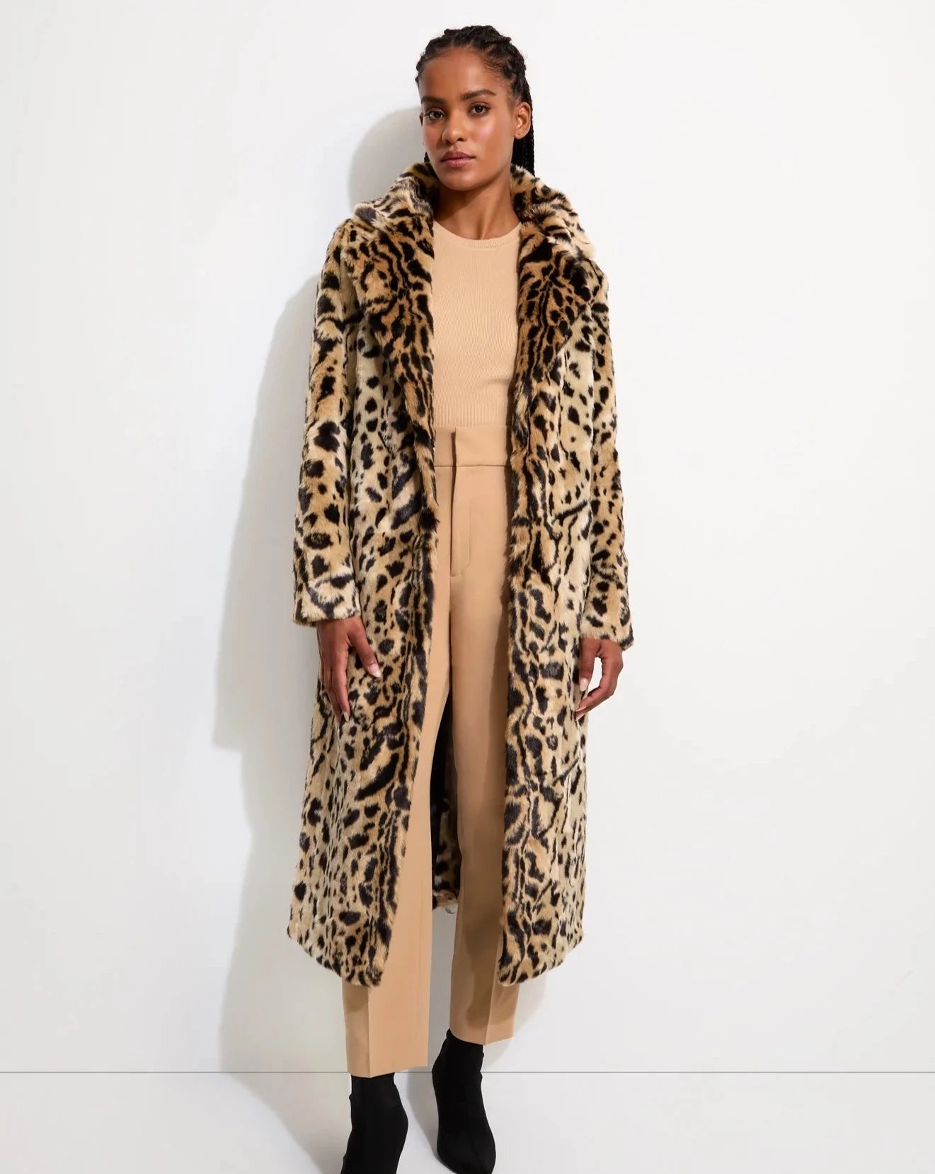 Long Song Coat | Light Leopard
